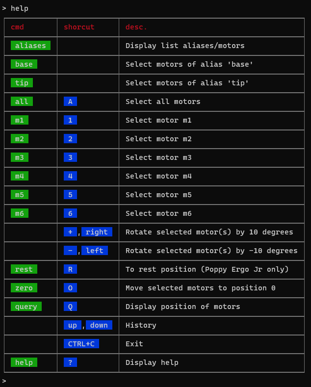 Key binding for Ergo Jr